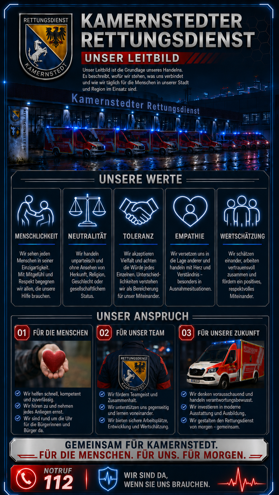Flyer Unser Leitbild