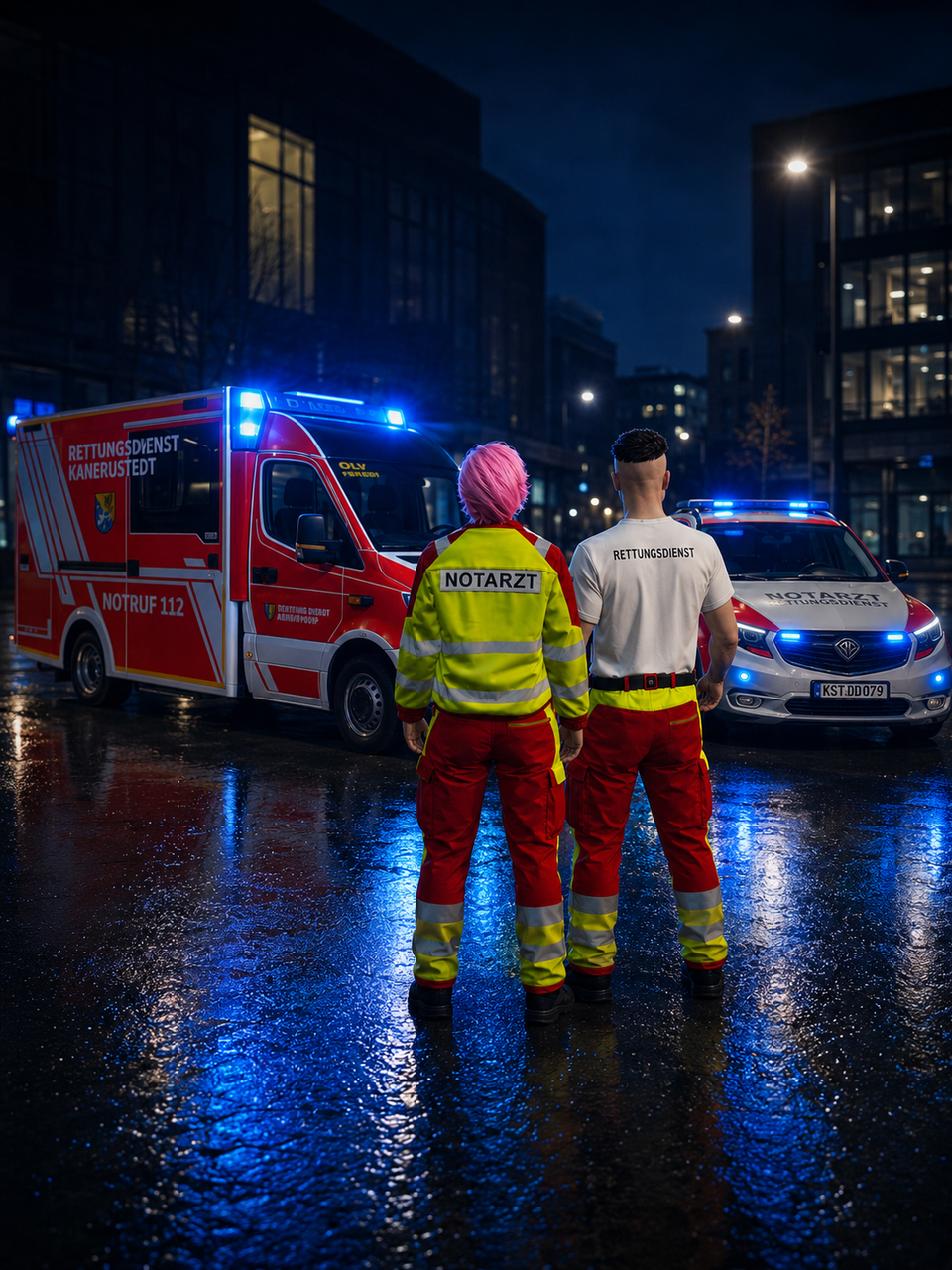 Team des Kamernstedter Rettungsdienstes
